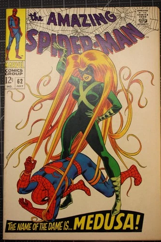 Amazing Spider-Man #62 VF+ Medusa App