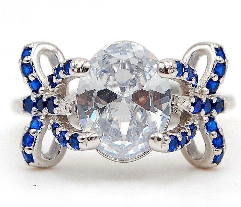 3CT Heat Treated Kyanite 925 Sterling Silver Ring Jewelry Sz 6 U4-5