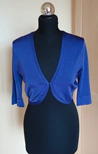 Phase Eight 3/4 sleeve bolero size 10 amethyst purple shrug cardigan excellent