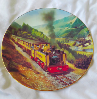 Coalport Bone China Narrow Gauge Railways of Wales Prince of Wales Plate 1993