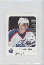 1986-87 Red Rooster Edmonton Oilers Grocery Store Issue Jari Kurri #17 HOF 1d0j