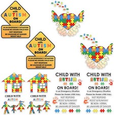8 Pcs Child on Board Awareness Stickers, Durable Waterproof Vinyl Decal for Car