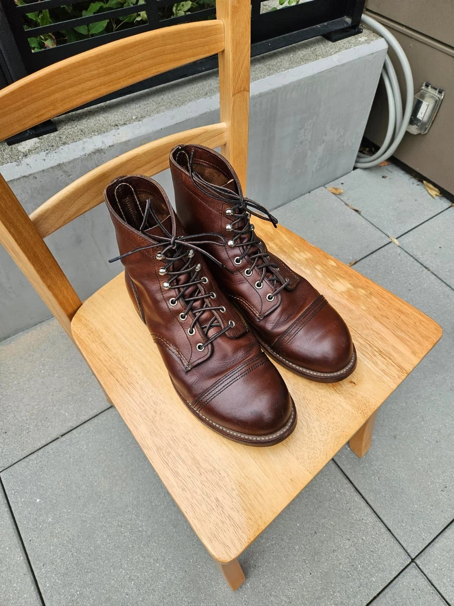 Red Wing Shoes Brown Red Wing Iron Ranger Boots for Men for Sale 