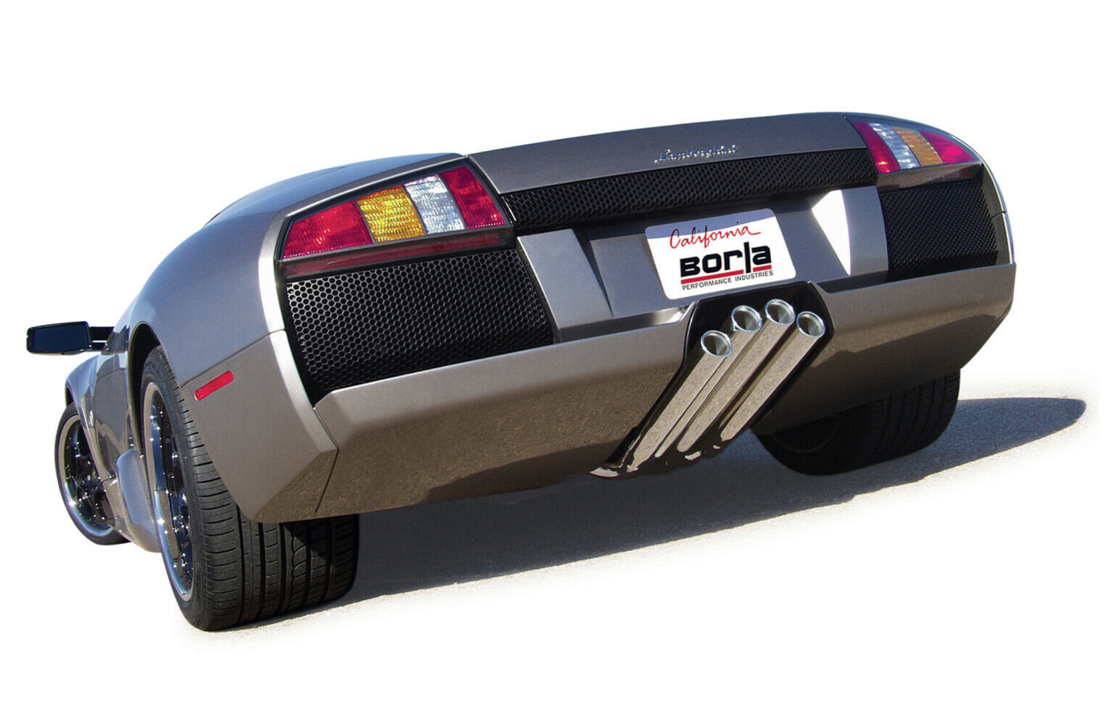Borla 140026 Polished Cat Back Exhaust System - Lamborghini Murcielago (Street)