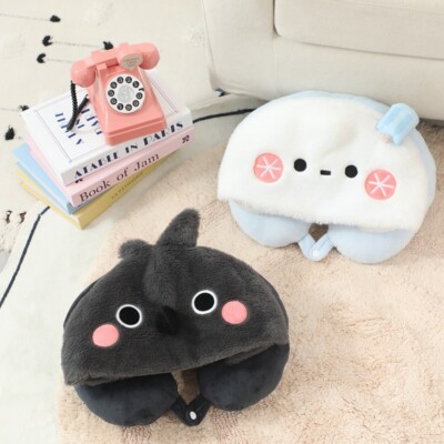 Official Love and Deepspace Periphery Travel Neck Pillow Plush Hooded Warm Gift