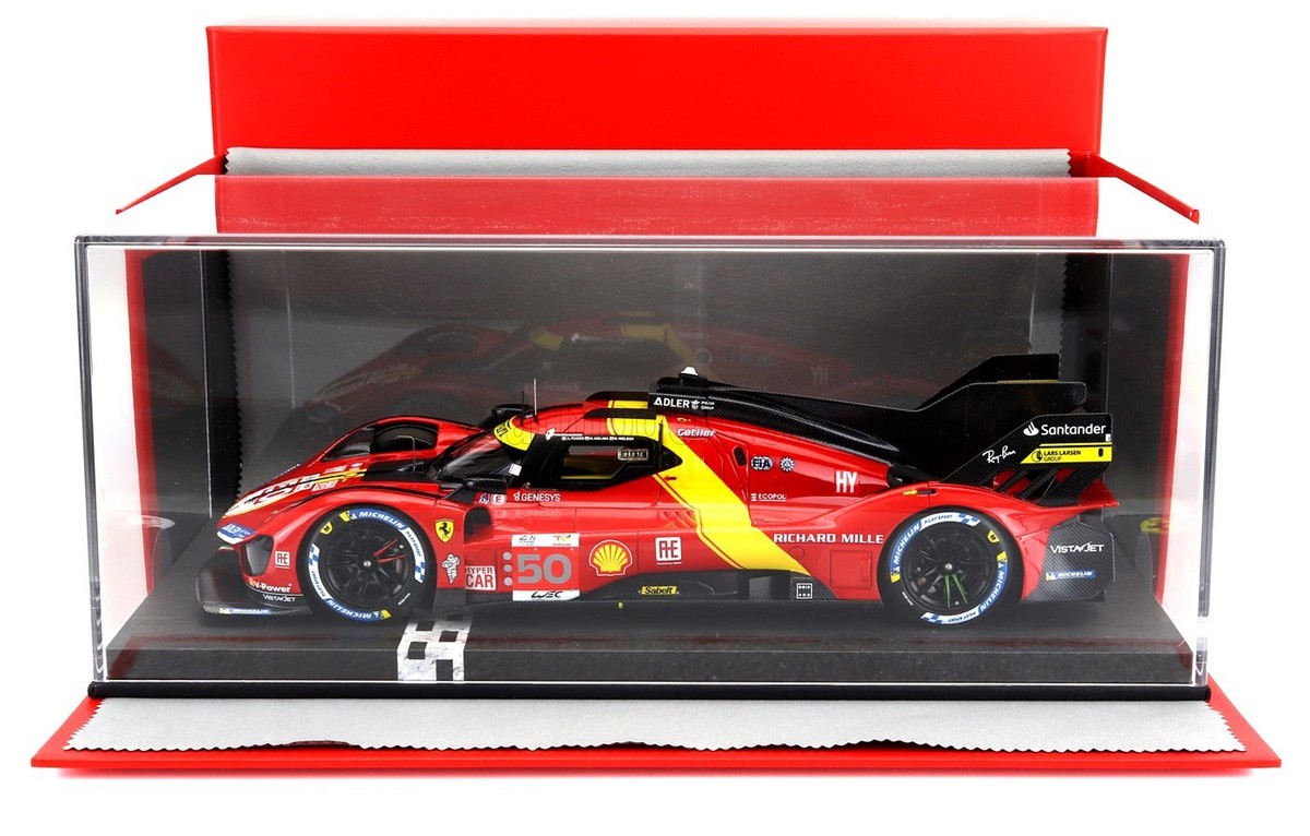 BBR 1/18 Ferrari 499P N°50 2023 - Fuoco/Molina/Nielsen - Blanc