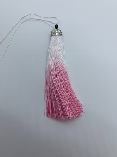Ombre Tassels with Silver Detailing Tassel x 2 Tassels 11cm / 13cm - Picture 13 of 16