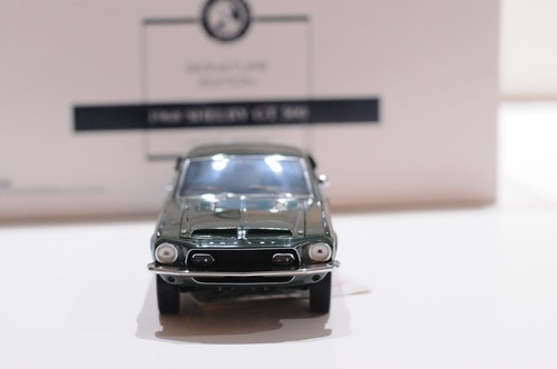 FRANKLIN MINT 1968 SHELBY GT 500 SIGNATURE EDITION LIMITED SCALE 1:24 WITH COA B - Picture 5 of 10