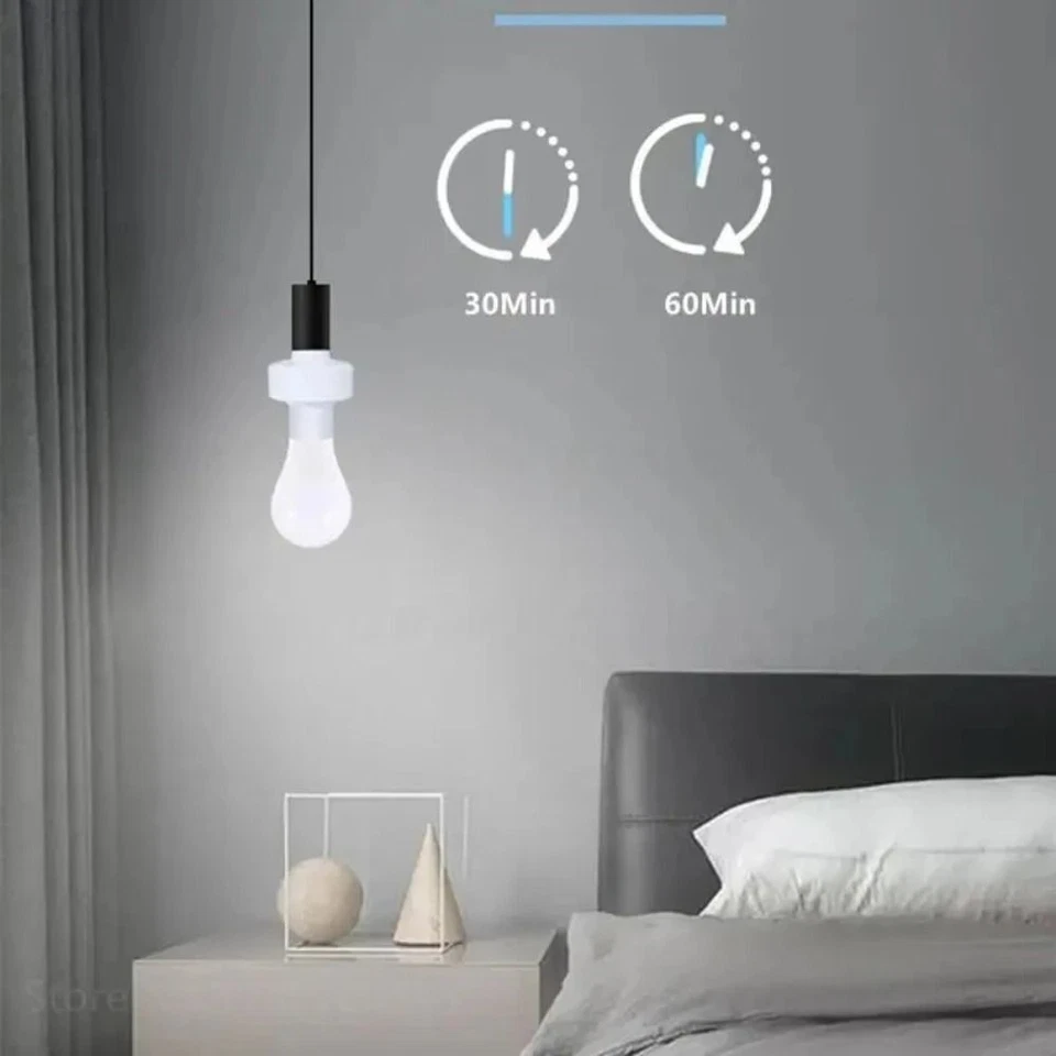 Wireless Remote Control Light Bulb Base AC85-265V LED Lamp Base Room - Image 4 of 4