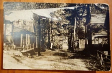 Washington St., Blodgett's Landing NH rppc real photo postcard p/u 1918