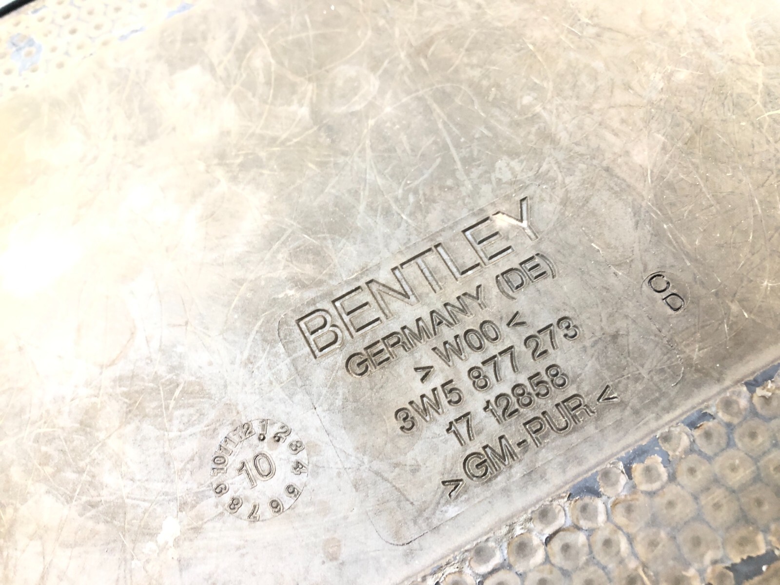 2014-2018 BENTLEY FLYING SPUR SUNROOF SHADE COVER CAMEL BROWN OEM #READ NOTES