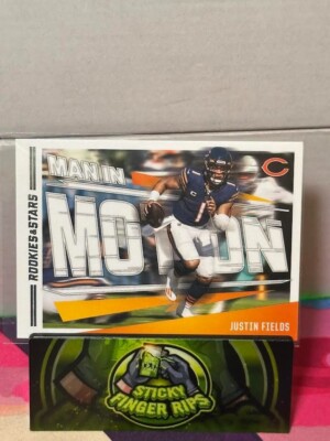 Justin Fields 2023 Rookies & Stars Man In Motion Chicago Bears C19 - HOT QB