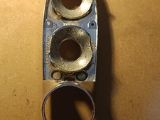 JAGUAR/  DAIMLER LIMOUSINE REAR LIGHT BASE CHROME.  MK10 420G S-TYPE. Rechromed.