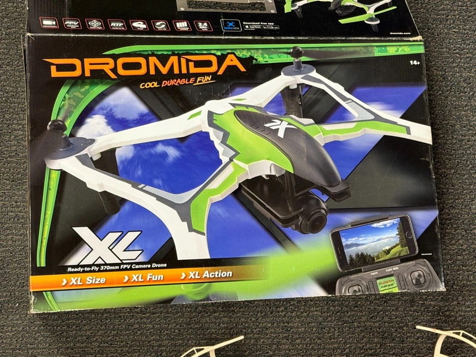 Nice Dromida XL FPV RC Remote Control Drone RTF Ready To Fly DIDE06RR - Image 3 of 3