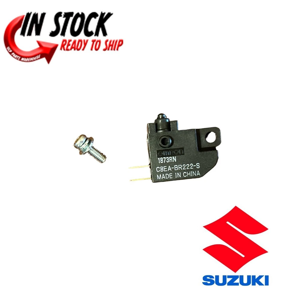 INTERRUPTOR DE PALANCA DE FRENO DELANTERO SUZUKI (SE ADAPTA A MUCHOS VER MONTAJE (57460-14J02 OEM NUEVO Foto 2 de 4