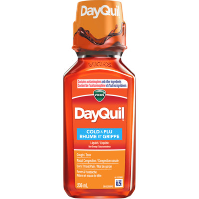 Vicks DayQuil Non-Drowsy Daytime Relief for Cold, Flu Symptom & Congestion