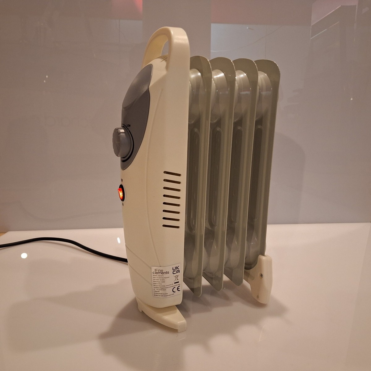 Daewoo Mini Portable Oil Filled Radiator Heater Daewoo 650w Oil