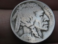 1926 D Buffalo Nickel 5 Cent Piece- Denver, Fine Details