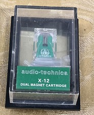 Audio Technica X-12 Dual Mgnet Cartridge Diamond Stylus With Original Box