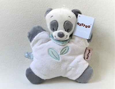 Nattou Panda   Bär Loulou Kissen 2. Wahl Stofftier Plüschtier (T196)
