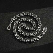 Silver Filled | 12mm Diamond Cut Belcher Chain | 24" Classic Albert Clasp Unisex