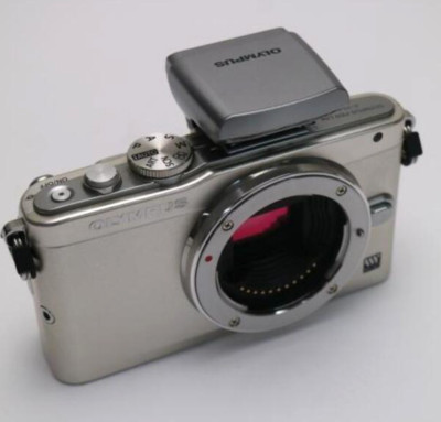  Olympus PEN E-PL5 Mirrorless SLR Camera Silver - Yellowing on Right Side of LCD