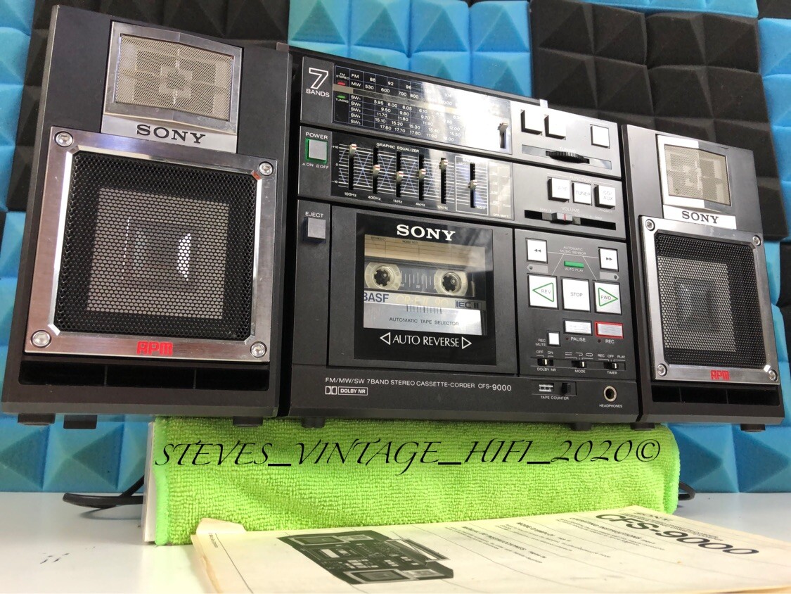 ソニー　SONY CFS-9000 ラジカセ　カセットプレーヤー ソニー SONY CFS-9000 カセットプレーヤー ソニー SONY CFS-9000