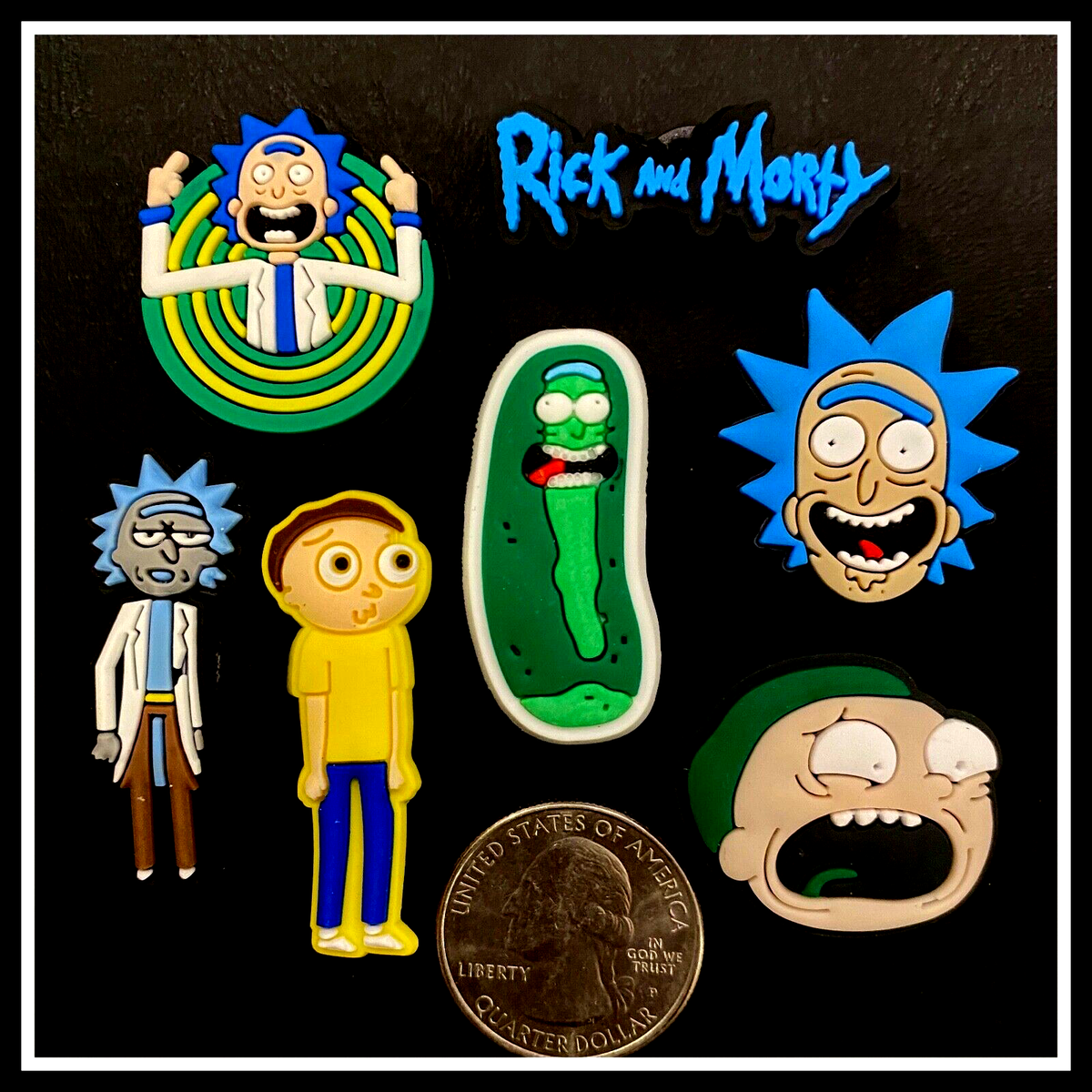 Shoe Charms for Crocs RICK AND MORTY Animated Cartoon TV Show
