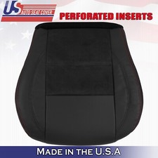 2006 To 2010 For Dodge Charger Rt Driver Bottom Perf Leather Seat Cover Black