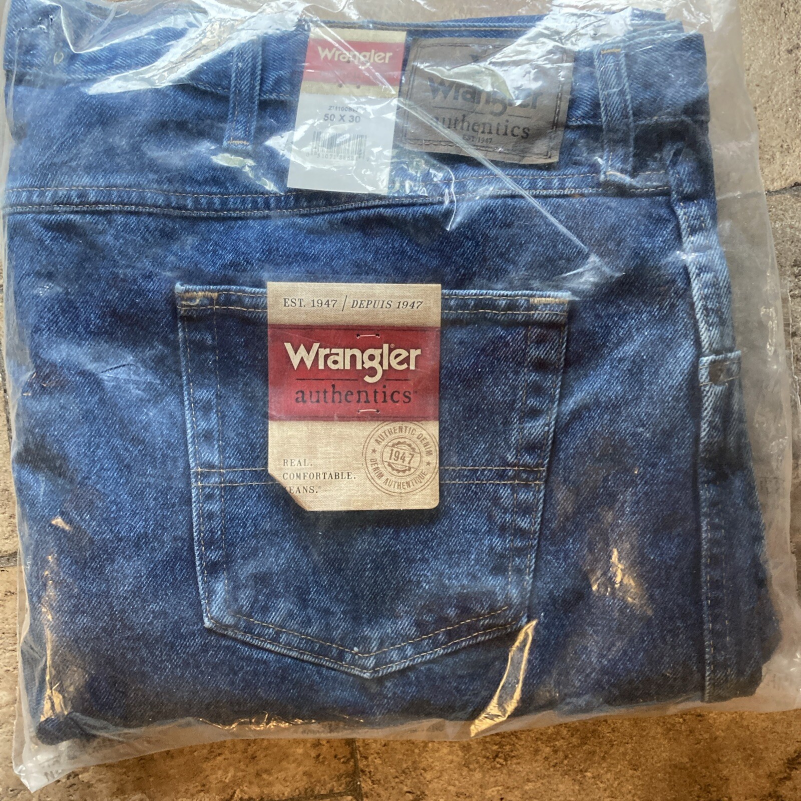 Wrangler Authentics Men's ZM1AC Regular Fit Cotton Jeans