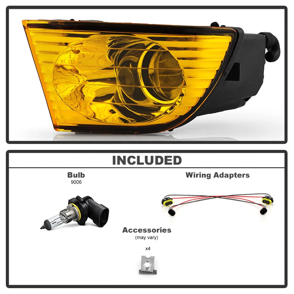 Luces antiniebla proyector amarillas luces de conducción izquierda+derecha para Lexus IS300 2001-2005 Foto 3 de 4