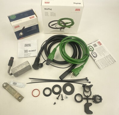 Engine Heater Kit DEFA 413857 + 460785 for CHEVROLET Nubira 2.0 Diesel 2007+