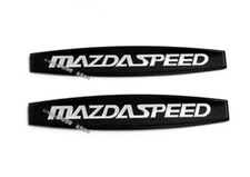 2PCS Mazdaspeed Car Body Emblem Aluminum Side Fender Badge Sticker for Mazda