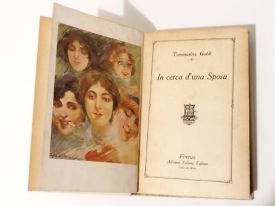 ALTES BUCH VON 1928. AUF DER SUCHE NACH EINER BRAUT. TOMMASINA GUIDI. SALANI SAMMLUNG