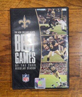 New Orleans Saints Best Games Of The 2009 Regular Season (DVD) 3-Disc Set! NEW!