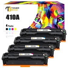 4PK CF410A 410A Toner Compatible With HP LaserJet Pro MFP M452nw M477fnw M452nw