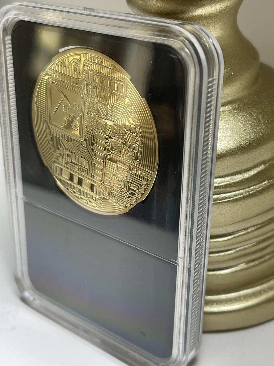 BITCOIN- Limited Edition Physical Coin with Display Case / Cryptocurrency￼  | eBay