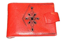 Vintage New Wallet Red Billfold Men’s Prince Gardner