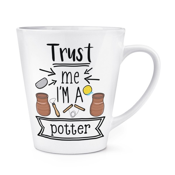 Trust Me I'm A Potter 341Ml Latte Becher Tasse Lustiger Witz Best Toll Basteln-image
