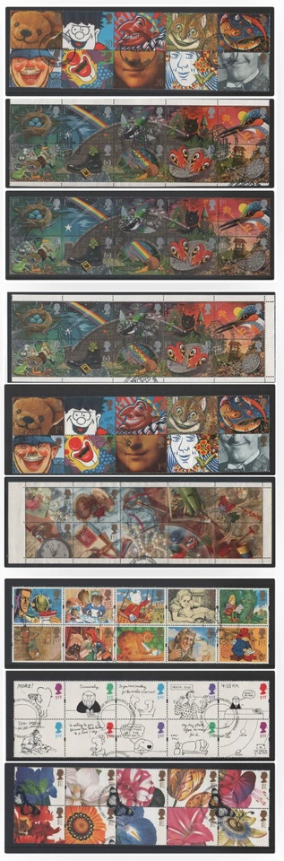 LOT#366V - GB QEII 1989-1997 GREETINGS (BOOKLET) STAMPS USED Multiple Listing - Image 2 of 3