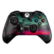 Skins Decal Wrap for Xbox One / One S Controller Ocean sunset Pink sky