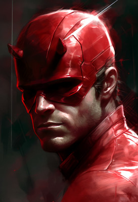 ''Daredevil'' 13'' x 19'' Fine Art Print Limited to Only 20 Hand-Numbered Copies