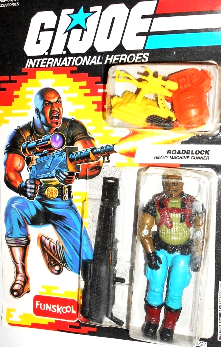 Gi joe ROADBLOCK vintage 1991 1999 funskool version new complete