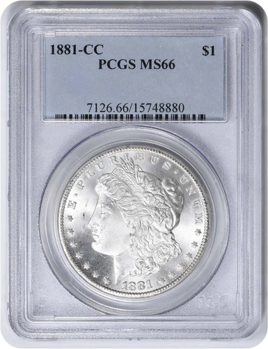 1881-CC Morgan Silver Dollar MS66 PCGS