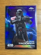2024 Topps Star Wars CHROME     82, SN 080/199 Skywalker Blue Parallel