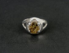 Abalone Stone Band design Sterling Silver 925 RING Size 8.25