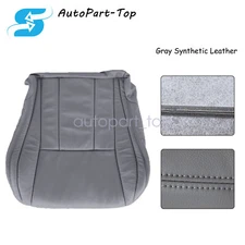 For Toyota 4Runner 1996-2002 Driver Bottom Replacement Leather Seat Cover Gray