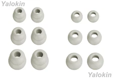 Eartips Earbuds for Raycon Everyday and Fitness - 12pcs Light Gray (DF-3SZ)
