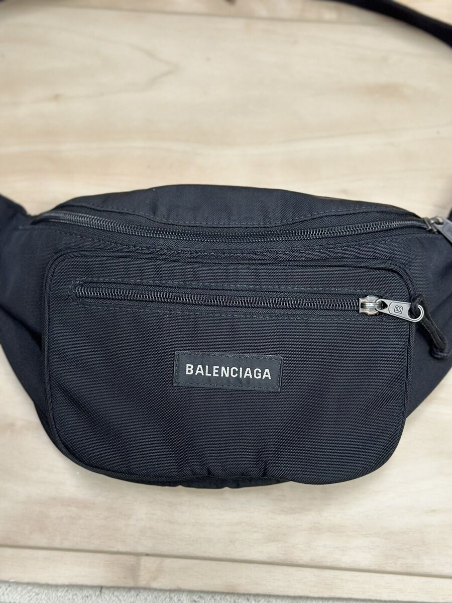 Balenciaga Explorer Canvas Waist Bag Black | eBay Balenciaga Explorer Canvas Waist Bag Black | eBay