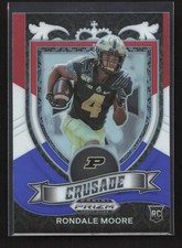 2021 Panini Prizm Draft Picks Red White Blue Prizm Rondale Moore RC #171 Purdue